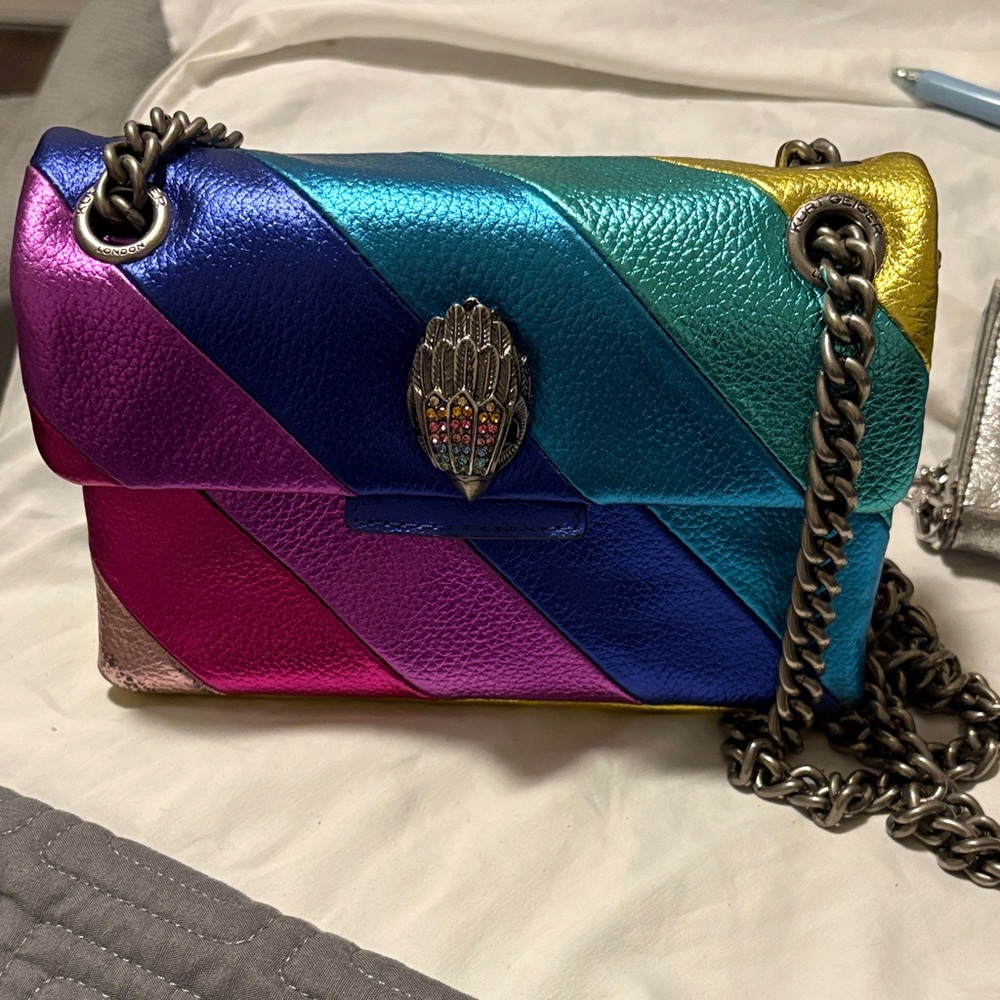 Kurt Geiger Vibrant Rainbow Mini Shoulder Bag